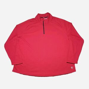 Solaris Pullover Shirt Mens XXL 1/4 Zip Long Sleeves  Activewear Golfing Fishing